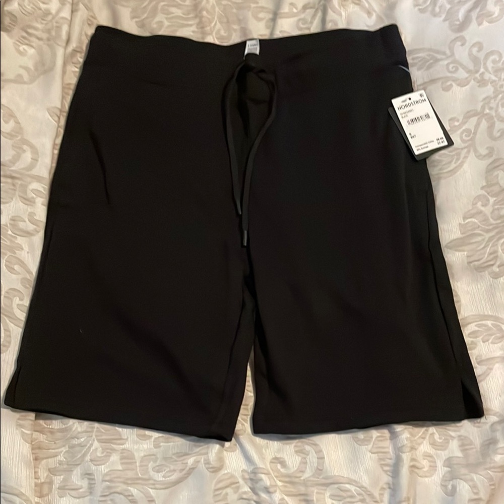 Men’s 90 Degree By Reflex Black Athletic Shorts with Elastic Waistband